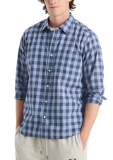 Nautica Mens Cotton Buffalo Plaid Long Sleeve Shirt