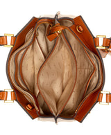 GUESS Katey Straw Luxury Satchel Handbag