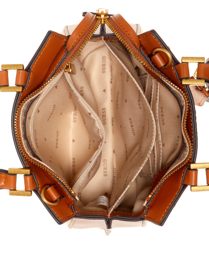 GUESS Katey Straw Mini Satchel Handbag – ShopCGX