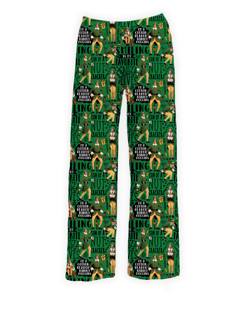 Brief Insanity Elf Pattern Lounge Pants - Small