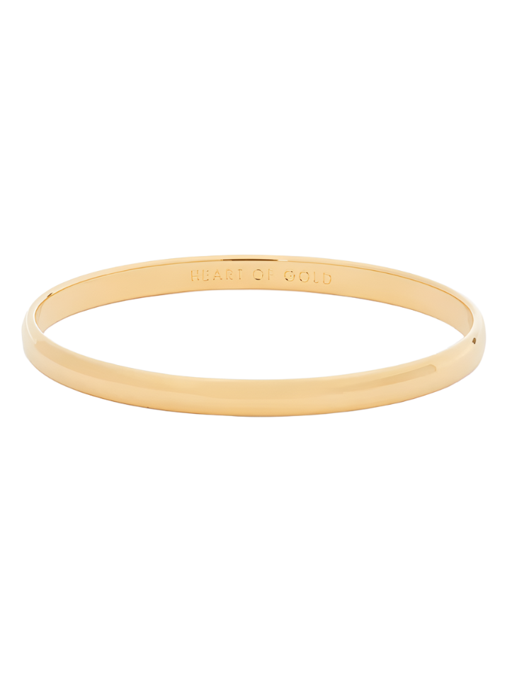 Kate Spade Heart Of Gold Idiom Bangle Bracelet