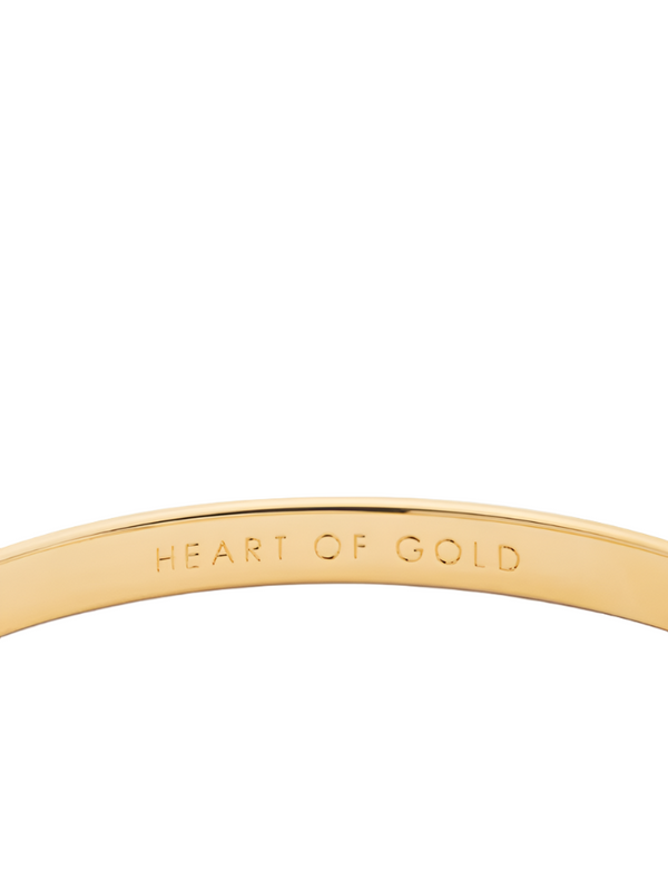 Kate Spade Heart Of Gold Idiom Bangle Bracelet