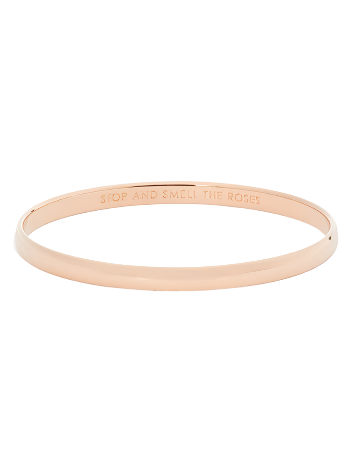 Kate Spade Stop And Smell The Roses Idiom Bangle Bracelet