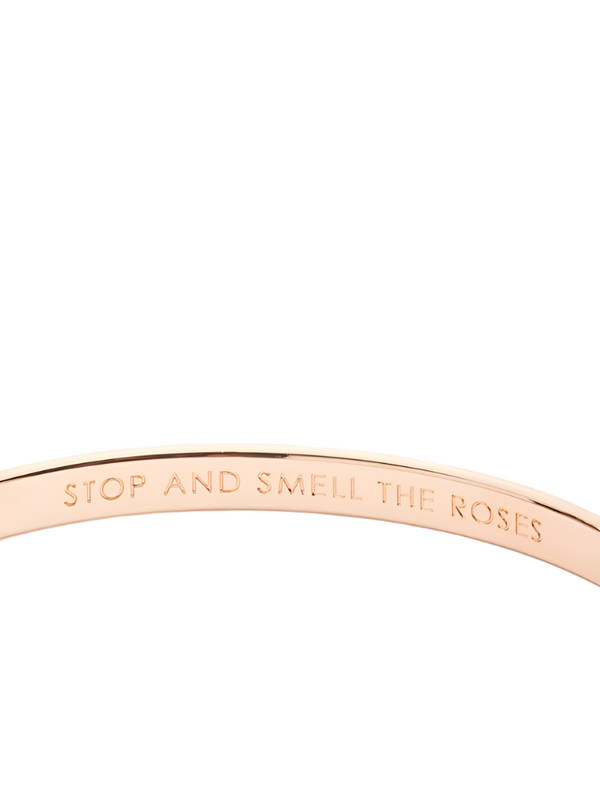 Kate Spade Stop And Smell The Roses Idiom Bangle Bracelet