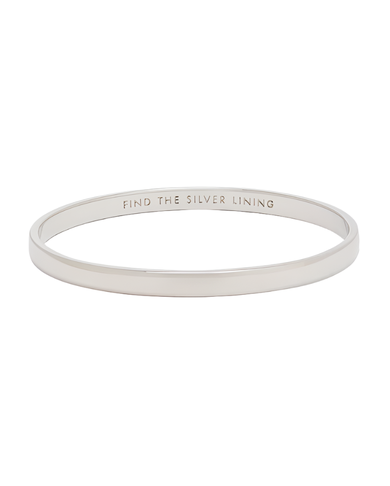 Kate Spade Silver Lining Idiom Bangle Bracelet