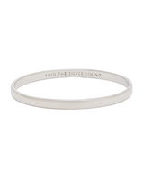 Kate Spade Silver Lining Idiom Bangle Bracelet