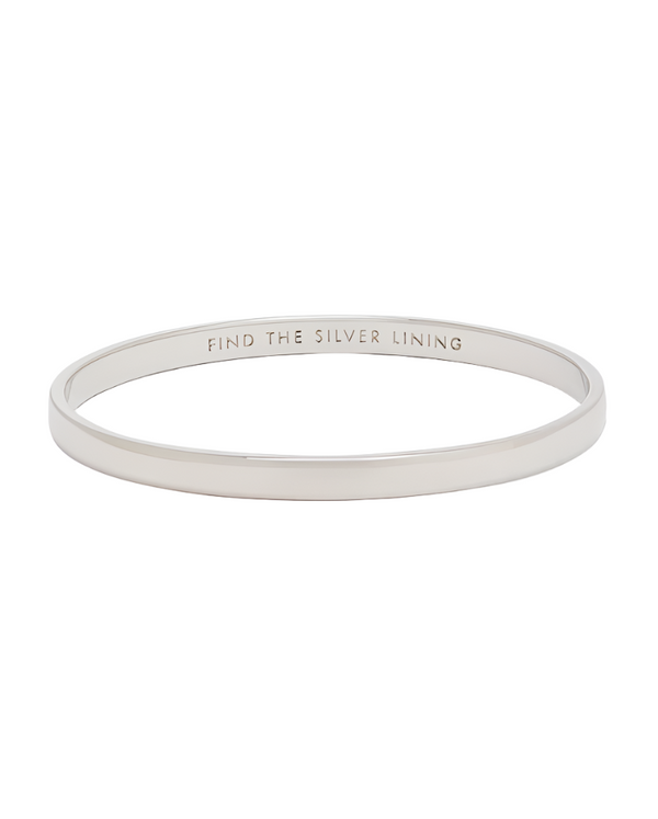 Kate Spade Silver Lining Idiom Bangle Bracelet