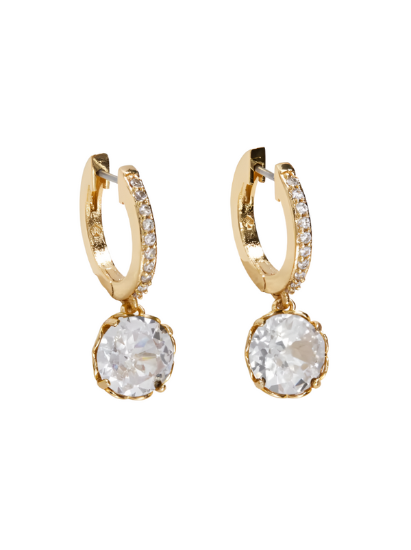 Kate Spade That Sparkle Pavé Mini Hoop Earrings