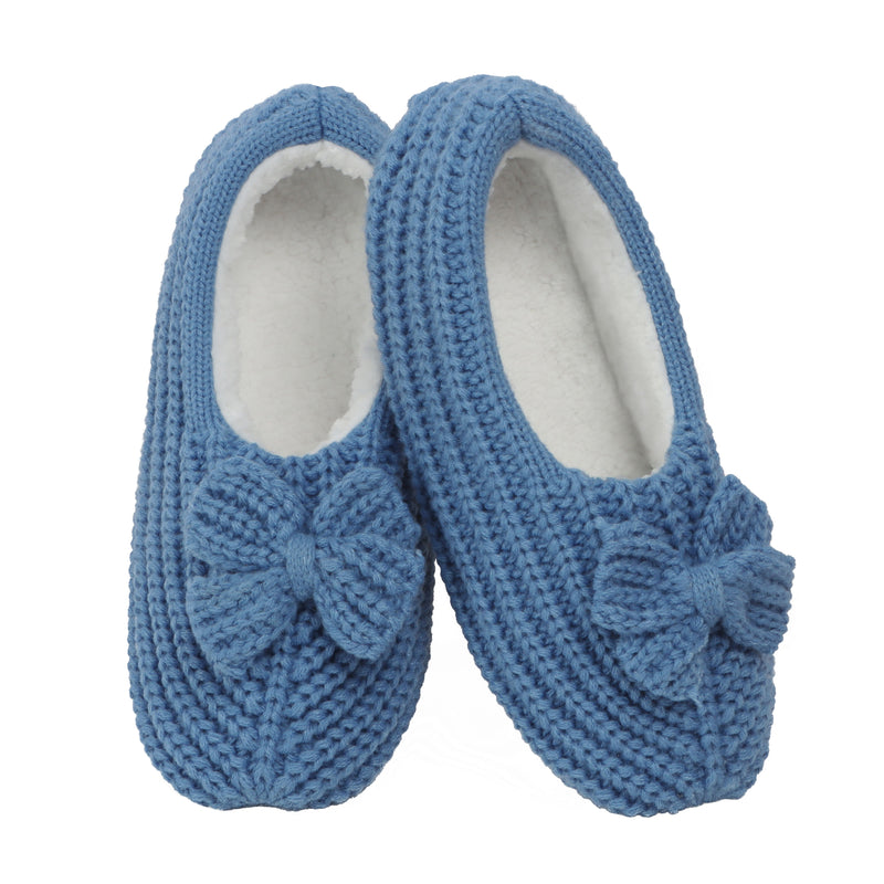 Snoozies Crochet Rib Slipper