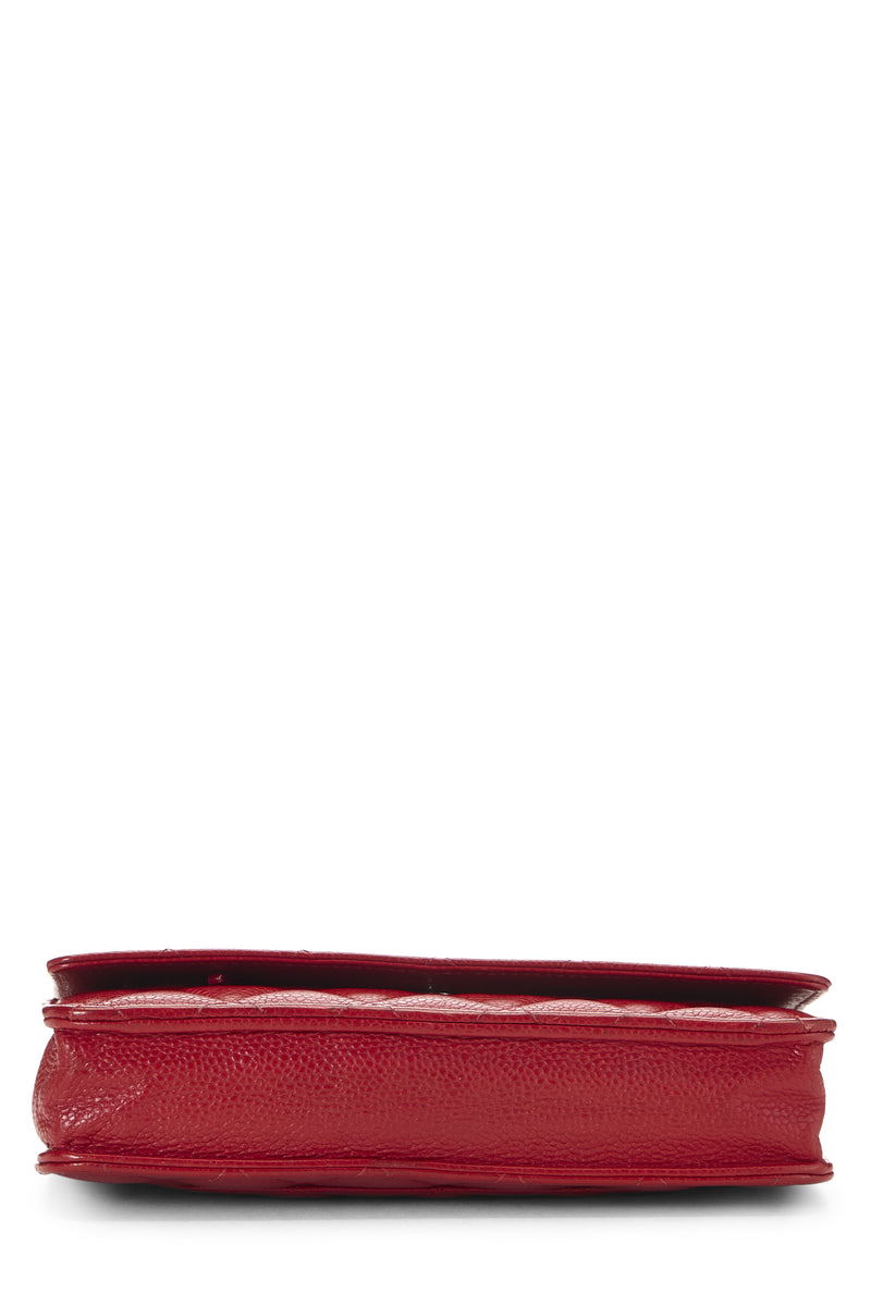 Chanel Caviar Classic Quilted Wallet On Chain Crossbody Handbag