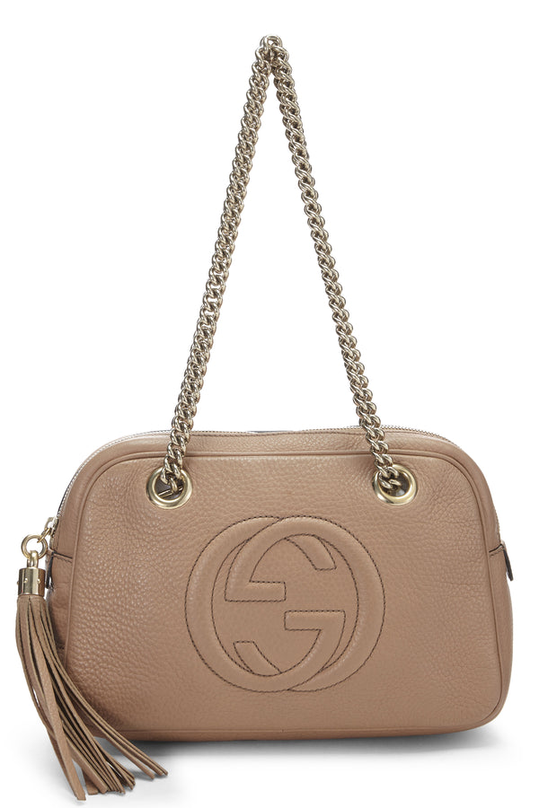 Gucci Leather Soho Chain Shoulder Handbag