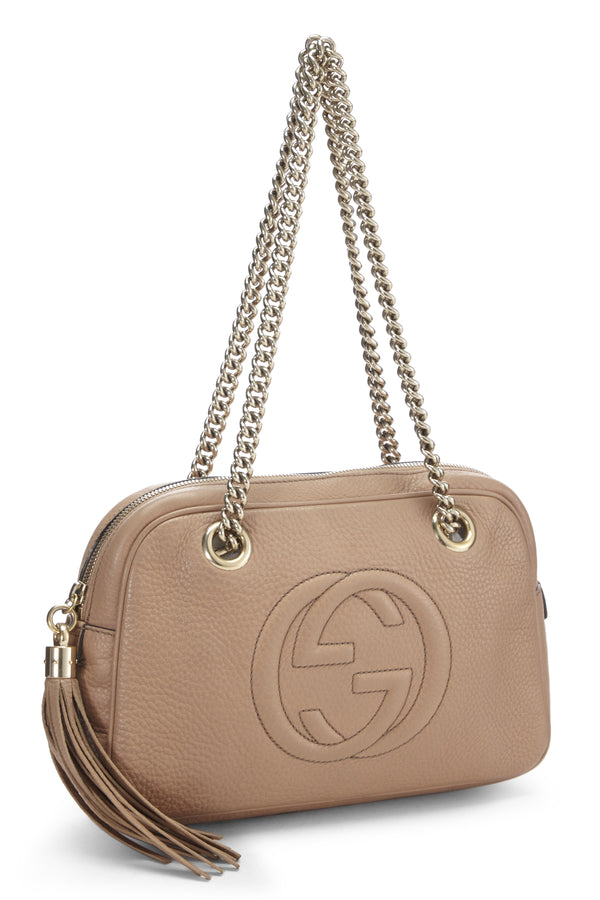 Gucci Leather Soho Chain Shoulder Handbag