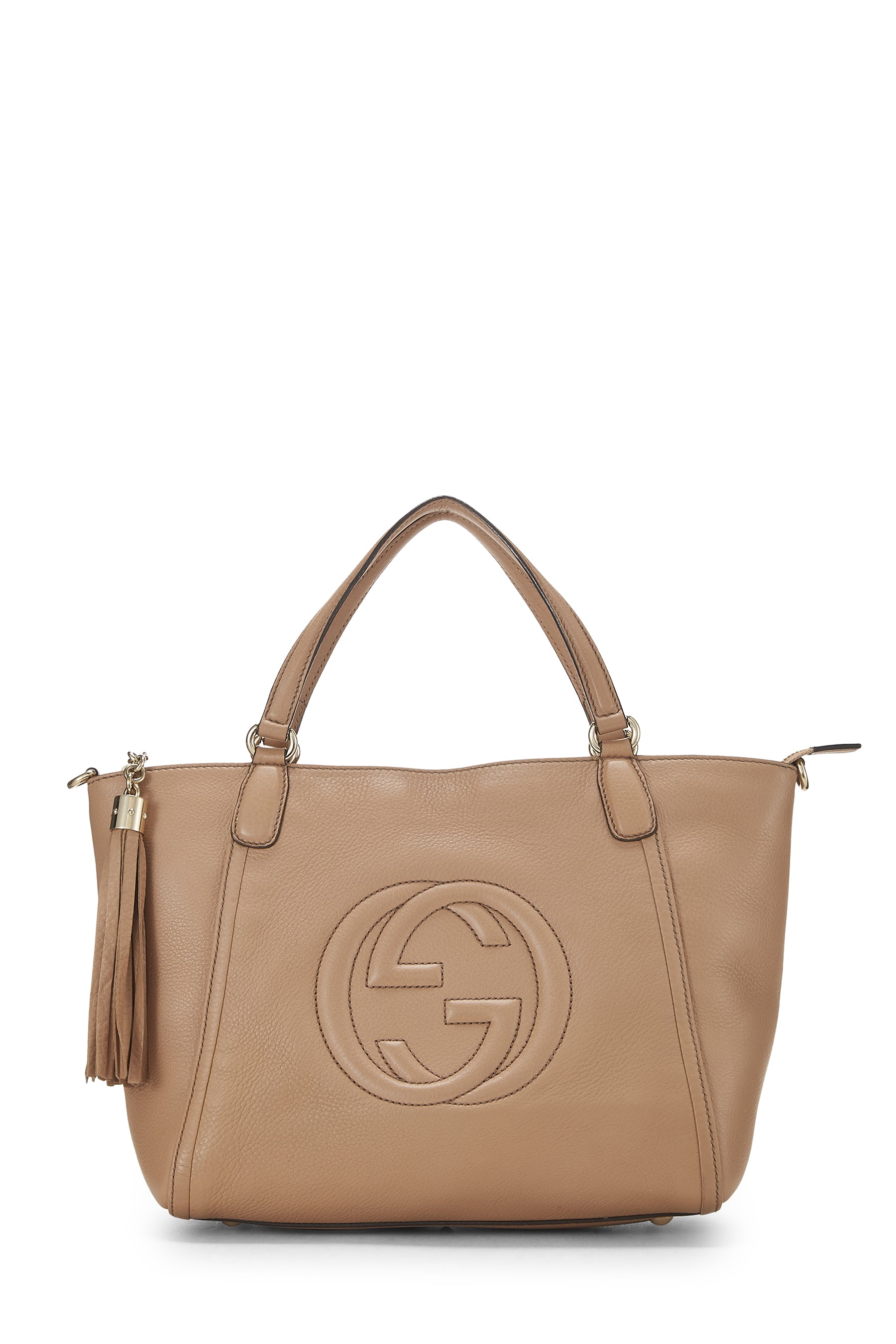 Gucci Leather Soho Top Handle Tote Handbag