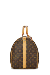 Louis Vuitton Monogram Keepall 55 Bandouliere Travel Bag