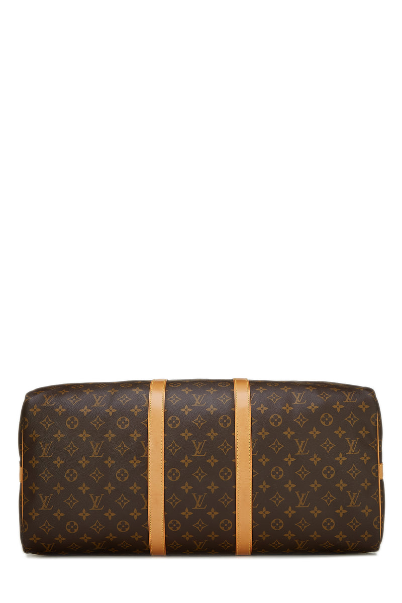 Louis Vuitton Monogram Keepall 55 Bandouliere Travel Bag – ShopCGX
