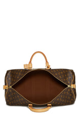 Louis Vuitton Monogram Keepall 55 Bandouliere Travel Bag