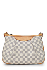 Louis Vuitton Damier Azur Siracusa PM Crossbody Handbag