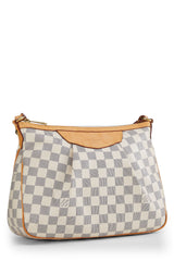 Louis Vuitton Damier Azur Siracusa PM Crossbody Handbag