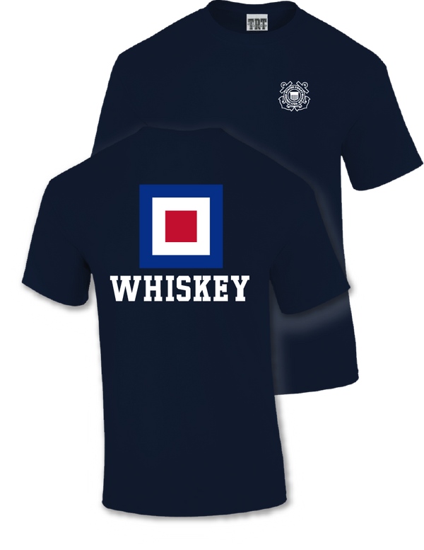 Coast Guard Whiskey Short Sleeve T-Shirt