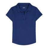 IZOD Womens Simone Short Sleeve Polo Shirt