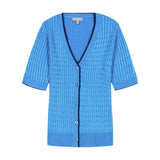 IZOD Womens Callie Cable Sweater Cardigan