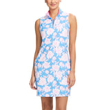 IZOD Womens Brianna 1/4 Zip A-Line Dress