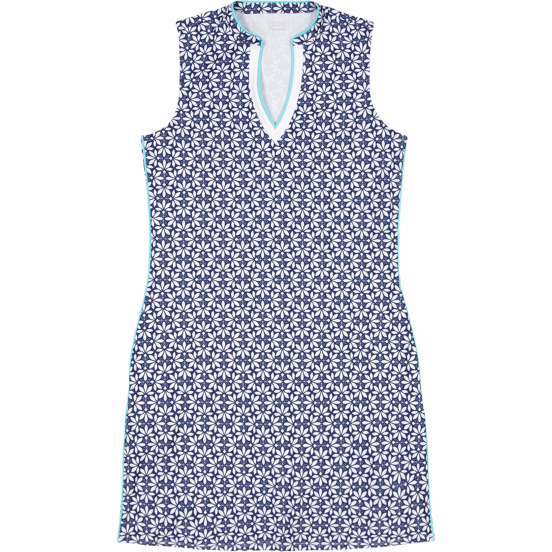 IZOD Womens Bree Brunch V-Neck Dress