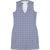 IZOD Womens Bree Brunch V-Neck Dress