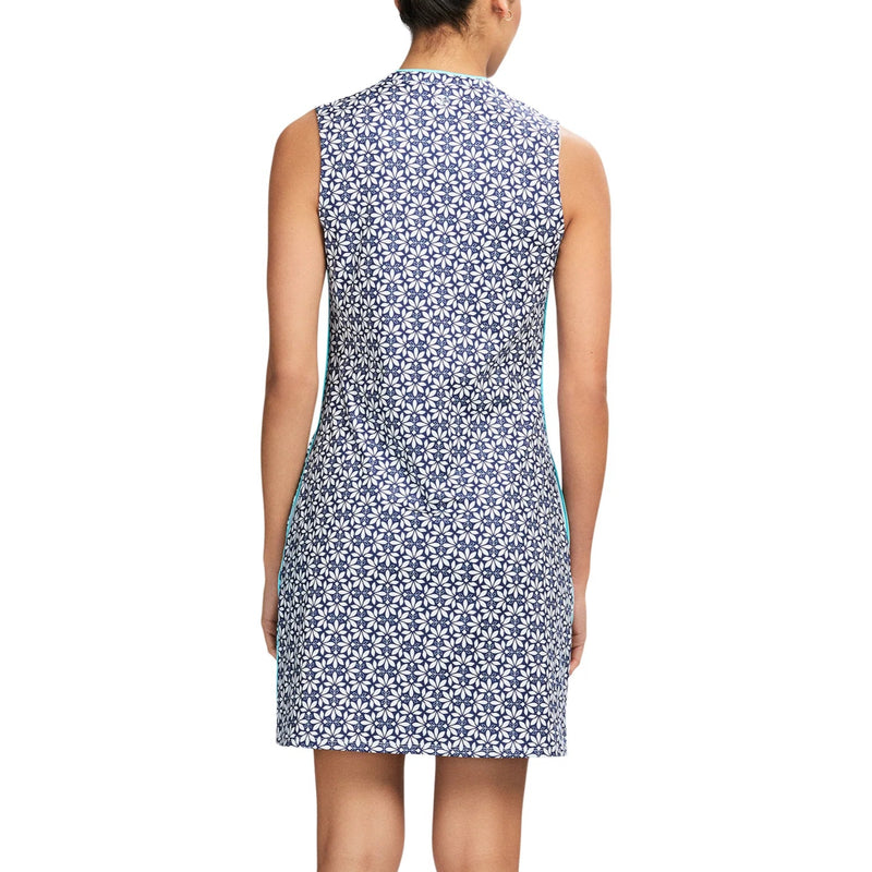 IZOD Womens Bree Brunch V-Neck Dress
