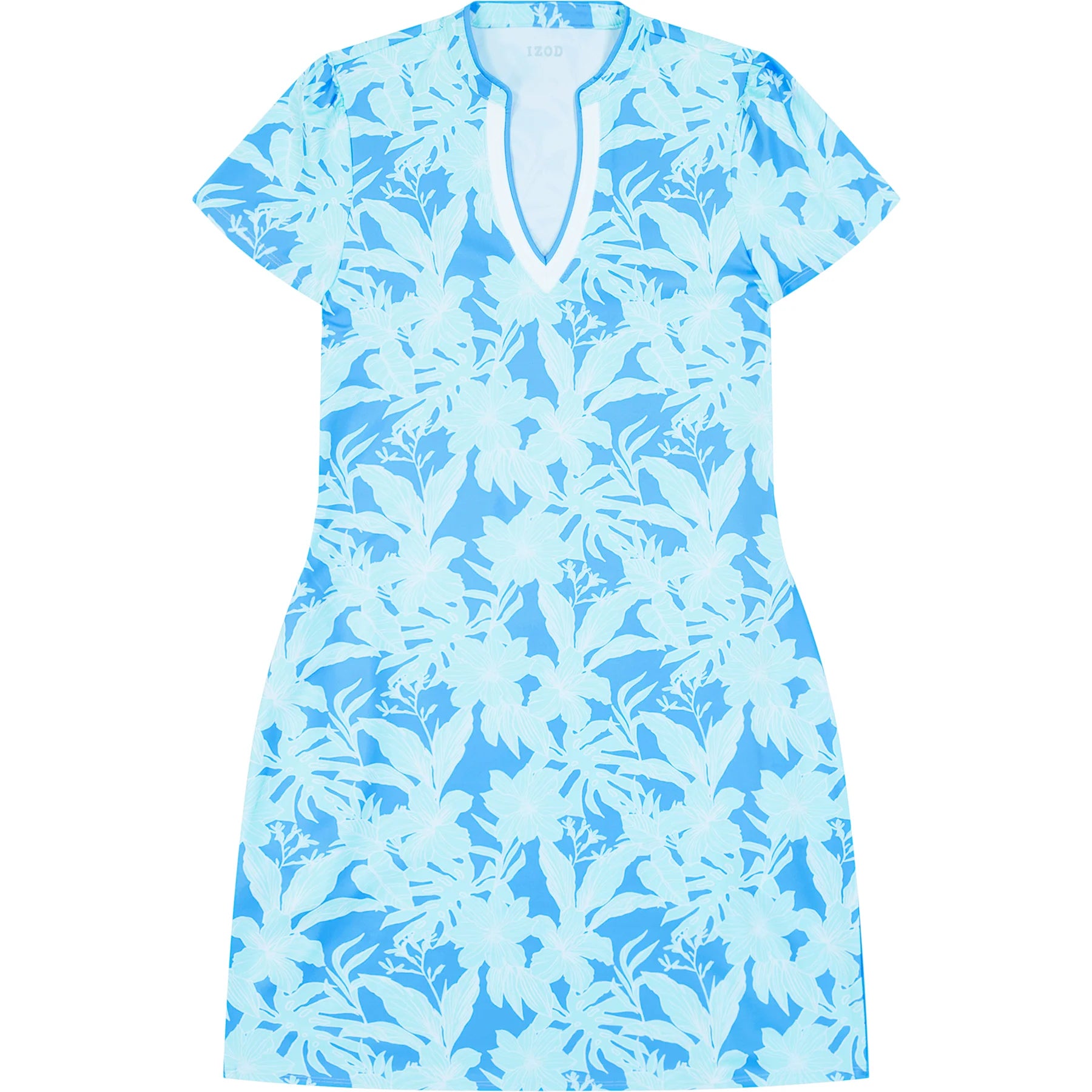 IZOD Womens Bree Brunch V-Neck Dress