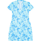 IZOD Womens Bree Brunch V-Neck Dress