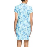 IZOD Womens Bree Brunch V-Neck Dress