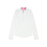 IZOD Womens Paloma 1/4 Zip Pullover Sweatshirt