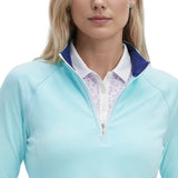 IZOD Womens Paloma 1/4 Zip Pullover Sweatshirt