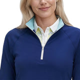 IZOD Womens Paloma 1/4 Zip Pullover Sweatshirt