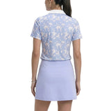 IZOD Womens Ally Printed Short Sleeve Polo Shirt