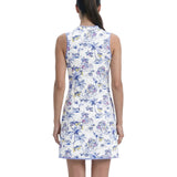 IZOD Womens L'acey Zip Court Printed Dress