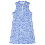 IZOD Womens L'acey Zip Court Printed Dress