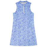 IZOD Womens L'acey Zip Court Printed Dress