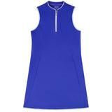 IZOD Womens L'acey Zip Court Printed Dress