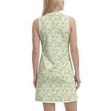IZOD Womens L'acey Zip Court Printed Dress