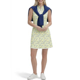 IZOD Womens L'acey Zip Court Printed Dress