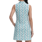 IZOD Womens L’acey Zip Court Printed Dress