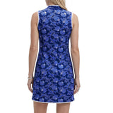 IZOD Womens L’acey Zip Court Printed Dress