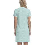 IZOD Womens Sara Printed Short Sleeve Dress