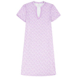 IZOD Womens Sara Printed Short Sleeve Dress