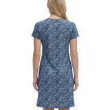 IZOD Womens Sara Printed Short Sleeve Dress