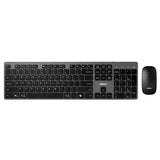 Adesso WKB-7300CB Multi OS Wireless Scissor Switch desktop Copilot Keyboard & Mouse Combo