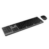 Adesso WKB-7300CB Multi OS Wireless Scissor Switch desktop Copilot Keyboard & Mouse Combo