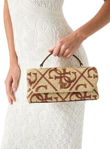 GUESS Kirsten Mini Top Handle Flap Shoulder Handbag